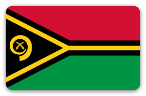 Vanuatu - naklejka na kartę
