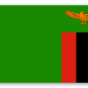 Zambia - naklejka na kartę