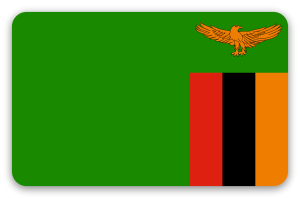 Zambia - naklejka na kartę
