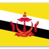 Brunei - naklejka na kartę