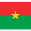 Burkina Faso - naklejka na kartę