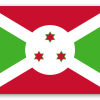 Burundi - naklejka na kartę