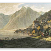 Hallstatt - naklejka na kartę