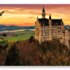 Neuschwanstein - naklejka na kartę