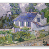 Vincent van Gogh Domy w Auvers - naklejka na kartę