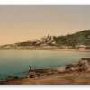 Bordighera na fotochromach - naklejka na kartę