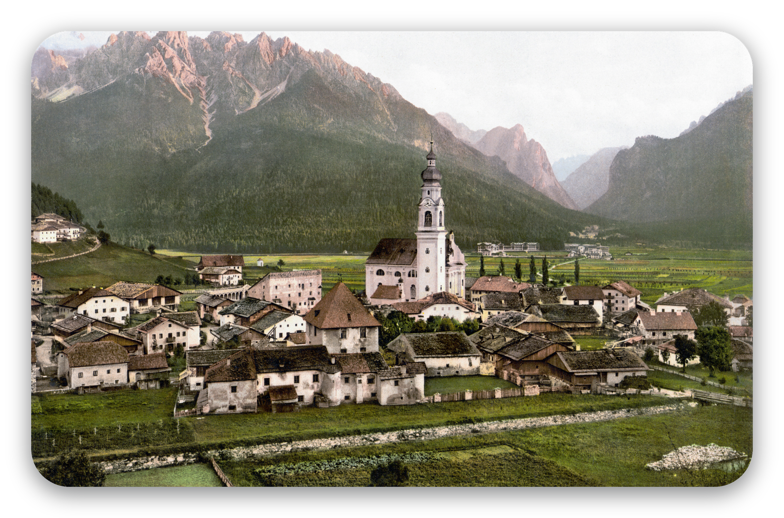 Toblach na fotochromach - naklejka na kartę