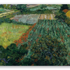 Vincent van Gogh Pole z makami (czerwiec 1889) - naklejka na kartę