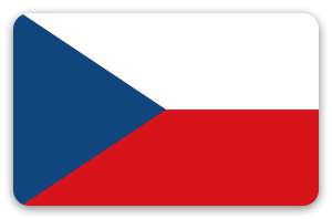 Czechy - naklejka na kartę