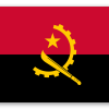 Angola - naklejka na kartę