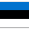 Estonia - naklejka na kartę