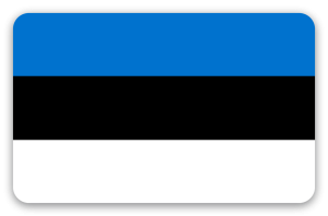 Estonia - naklejka na kartę