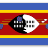 Eswatini - naklejka na kartę