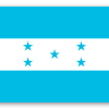 Honduras - naklejka na kartę