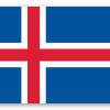 Islandia - naklejka na kartę