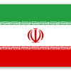 Iran - naklejka na kartę
