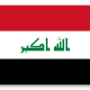 Irak - naklejka na kartę