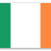 Irlandia - naklejka na kartę