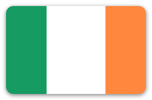 Irlandia - naklejka na kartę