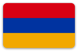 Armenia - naklejka na kartę