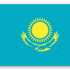 Kazachstan - naklejka na kartę