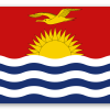 Kiribati - naklejka na kartę