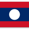 Laos - naklejka na kartę