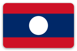 Laos - naklejka na kartę