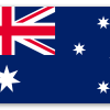 Australia - naklejka na kartę