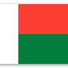 Madagaskar - naklejka na kartę