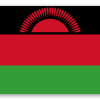 Malawi - naklejka na kartę