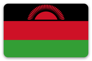 Malawi - naklejka na kartę