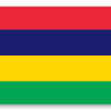 Mauritius - naklejka na kartę