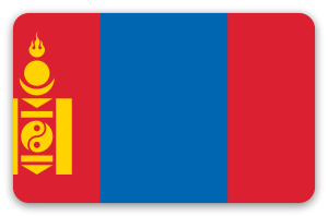 Mongolia - naklejka na kartę